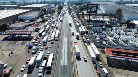 Caos vial en Periférico Norte: Pavimentación complica el paso de Tepotzotlán a Cuautitlán Izcalli