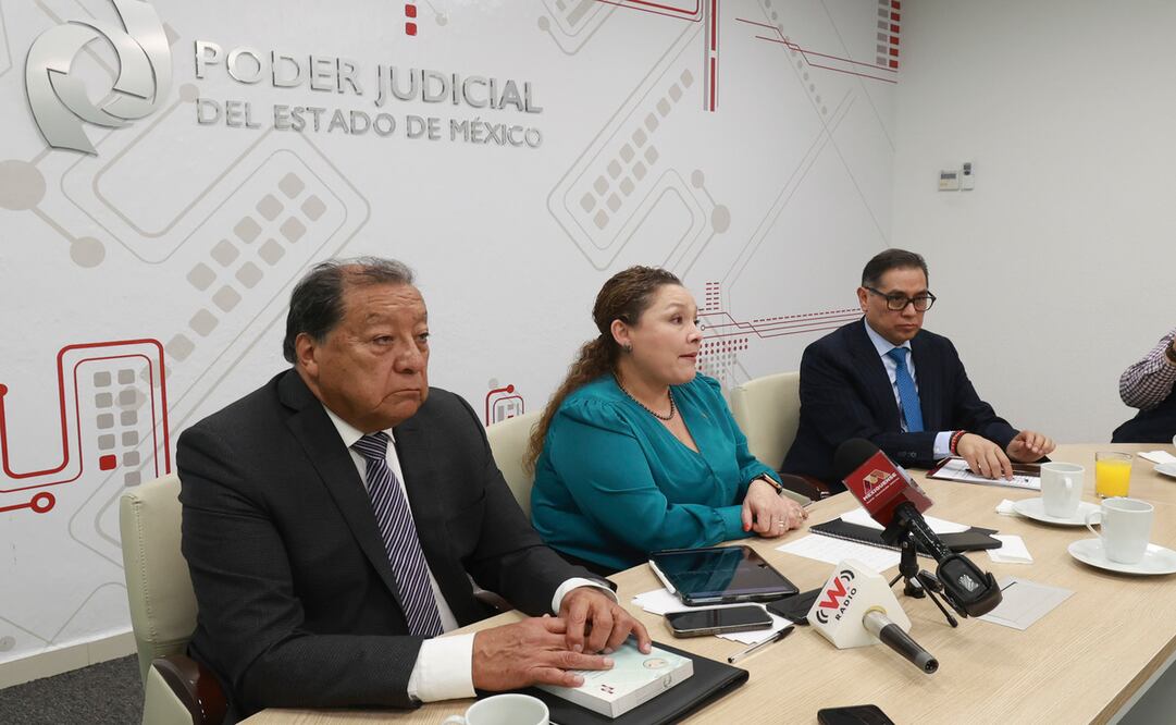 Actualmente se lleva un 90% de avance en los procesos administrativos internos con miras a la transición de la presidencia del Tribunal Superior de Justicia. Foto: Alejandro Vargas / El Universal Estado de México