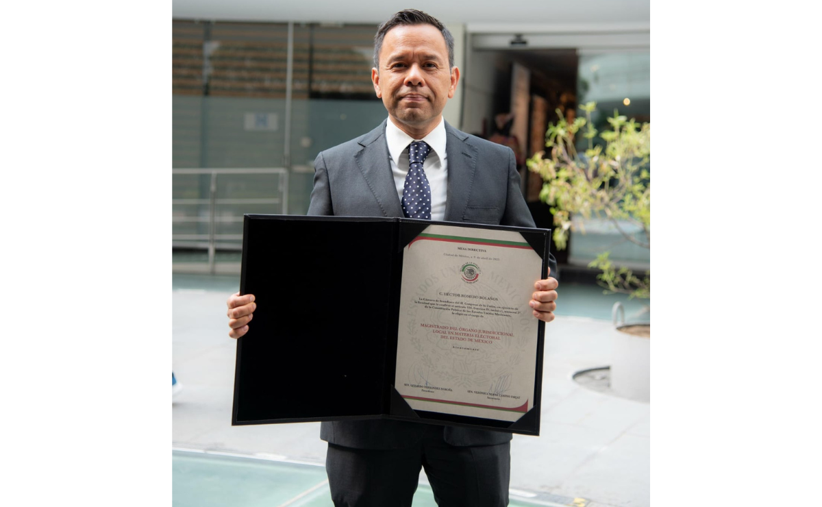 Héctor Romero Bolaños, nuevo magistrado del TEEM. Foto: Especial