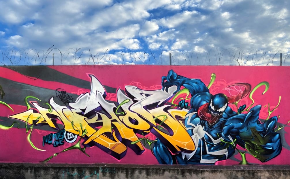 Nehos One cuenta con 19 años de trayectoria dentro del graffiti y el arte urbano. Foto especial