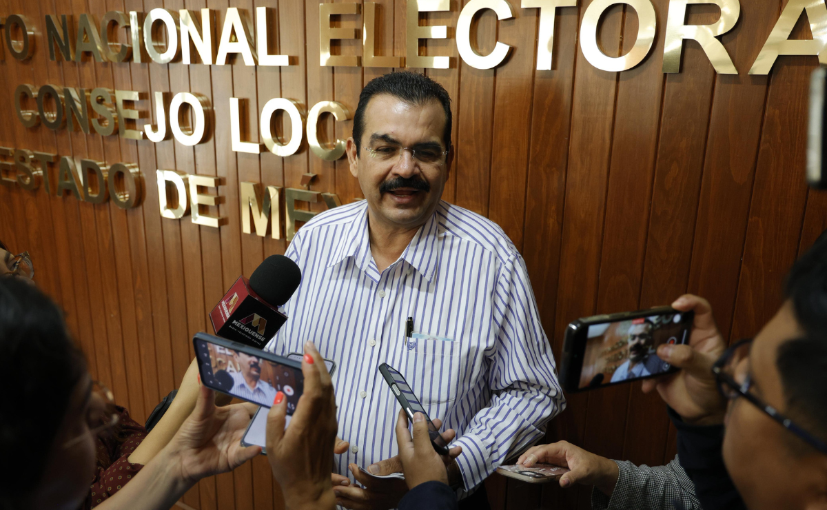 Declaraciones de Joaquín Rubio Sánchez, vocal ejecutivo del INE Edomex, sobre las elecciones. Foto: Arturo Hernández