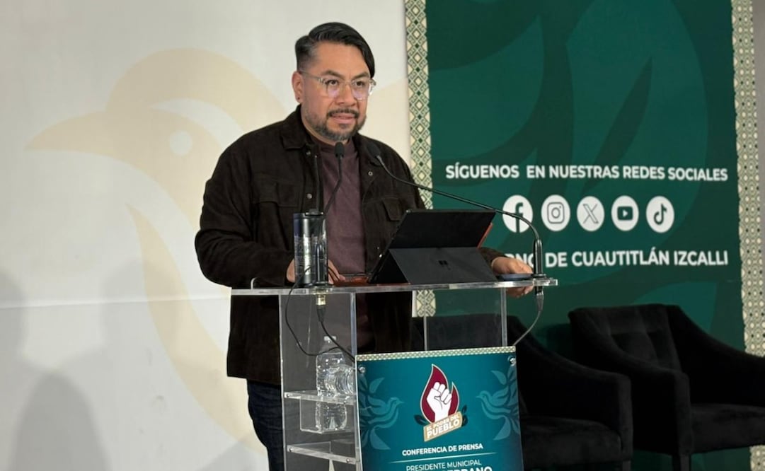 El presidente municipal de Cuautitlán Izcalli, Luis Daniel Serrano, evidenció los compromisos fallidos de la operadora del Circuito Exterior. Foto Especial
