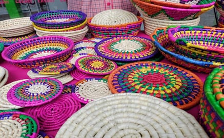 Edomex: Manos mexiquenses transforman fibras vegetales en arte