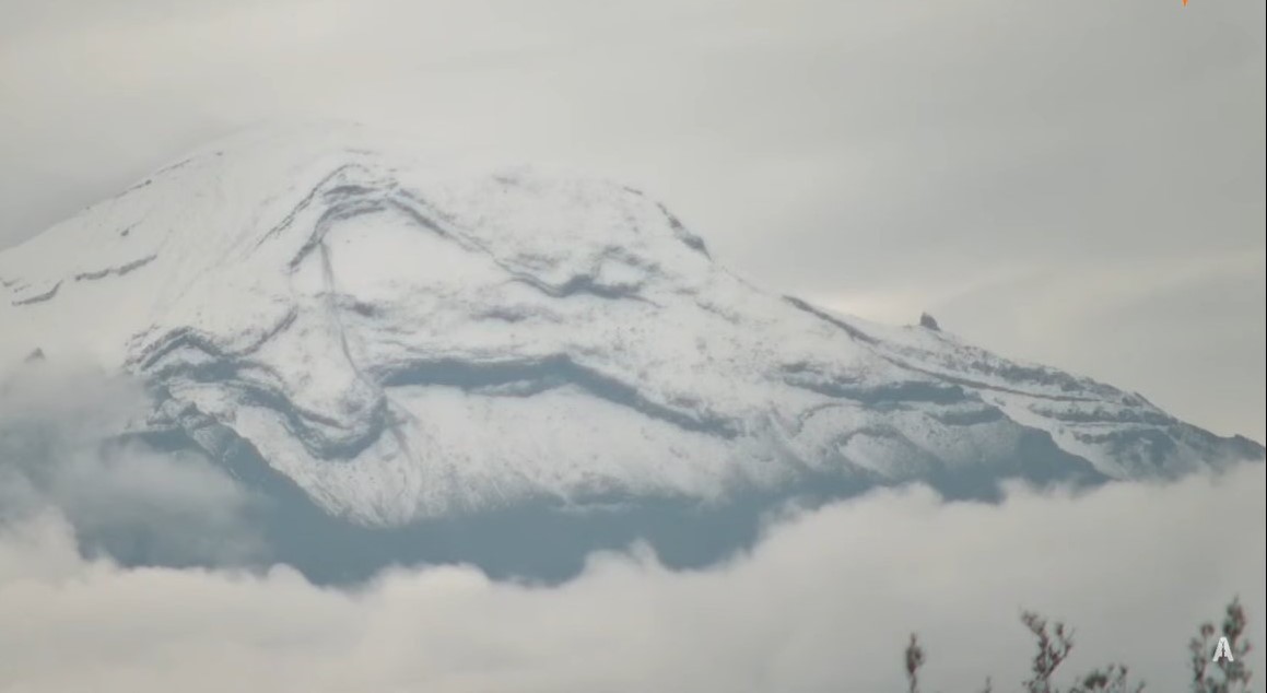Te lo perdiste: ¡Se adelanta el invierno en el Popocatépetl!