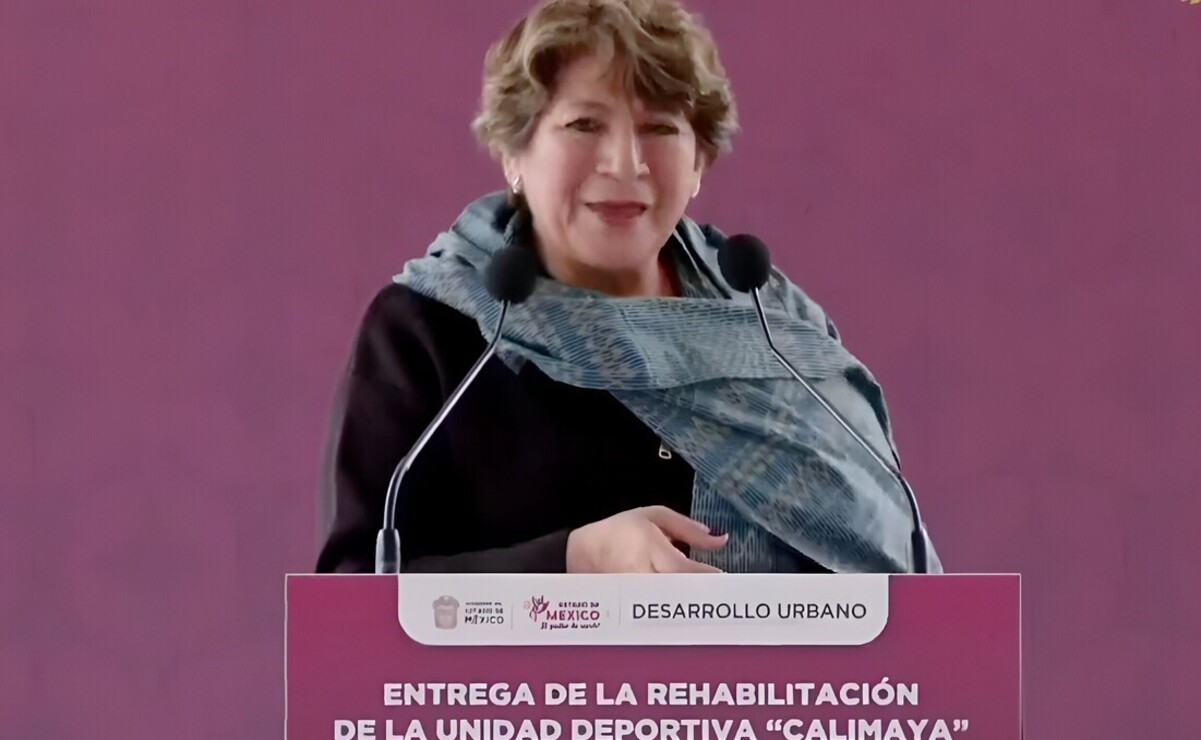 Delfina Gómez inaugura Unidad Deportiva en Calimaya tras inversión millonaria