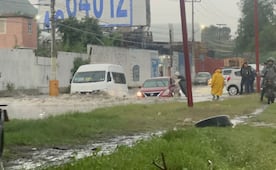 Lluvia provoca severas inundaciones y caos vial en Los Reyes La Paz