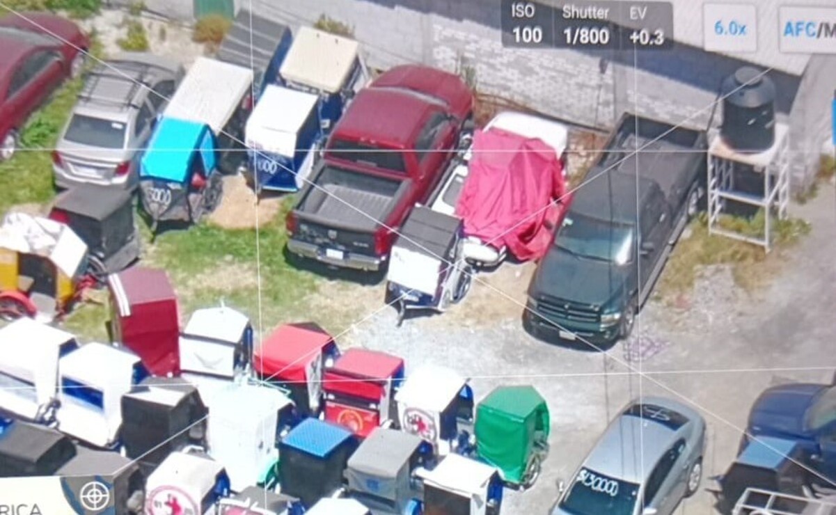 Aseguran predio con vehículos robados en Chimalhuacán