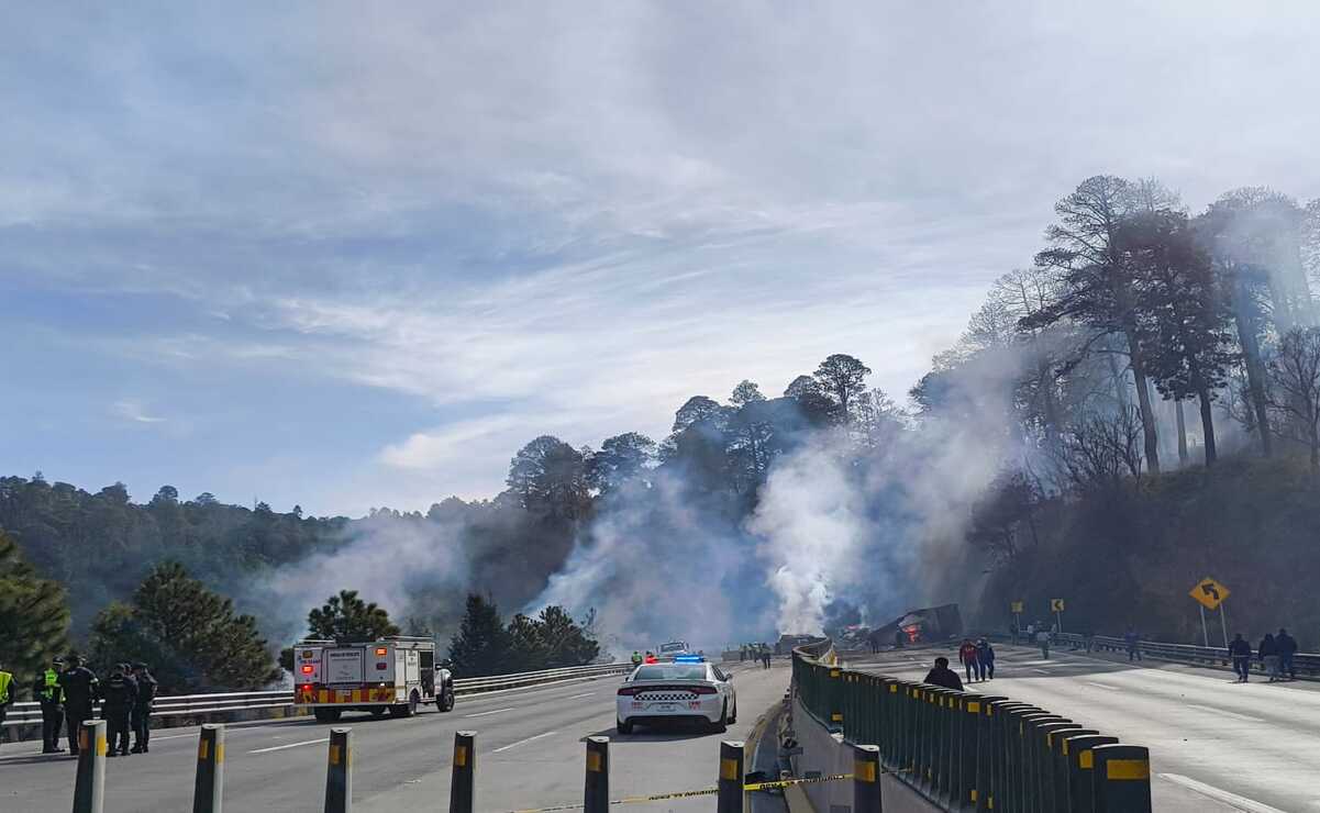 Caos en la México-Puebla: Accidente múltiple provoca cierre vehicular de más de 4 horas