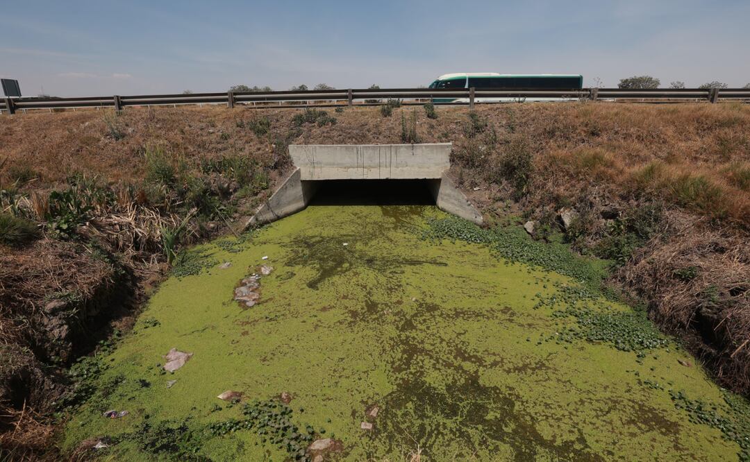 El Río Lerma, escenario del hallazgo de los cuerpos de dos jóvenes desaparecidos en menos de 24 horas. Foto: Alejandro Vargas