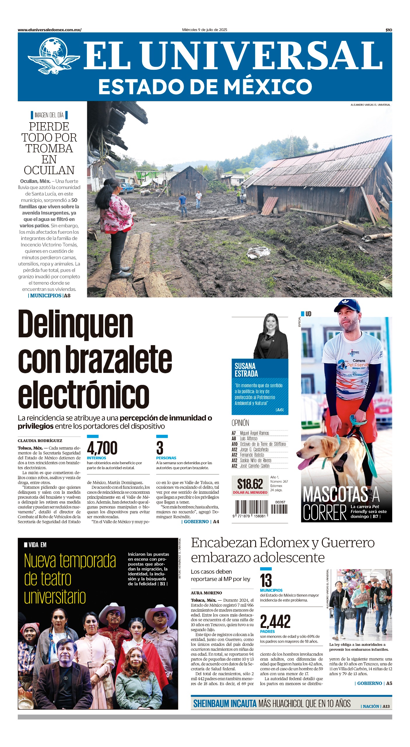 Portada 9 de julio 2025