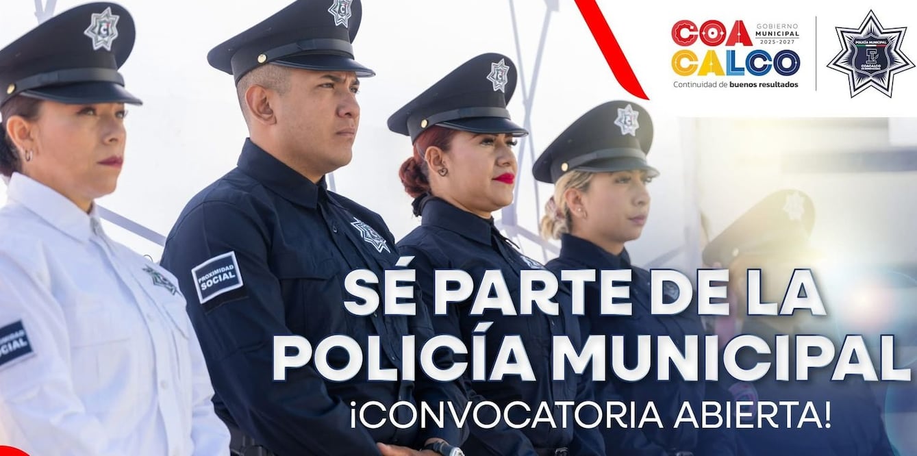 El Gobierno de Coacalco invita a hombres y mujeres con vocación a fortalecer el cuerpo de seguridad municipal. Foto Especial