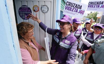 Azucena Cisneros arranca toque de puertas de la Cruzada Violeta 360