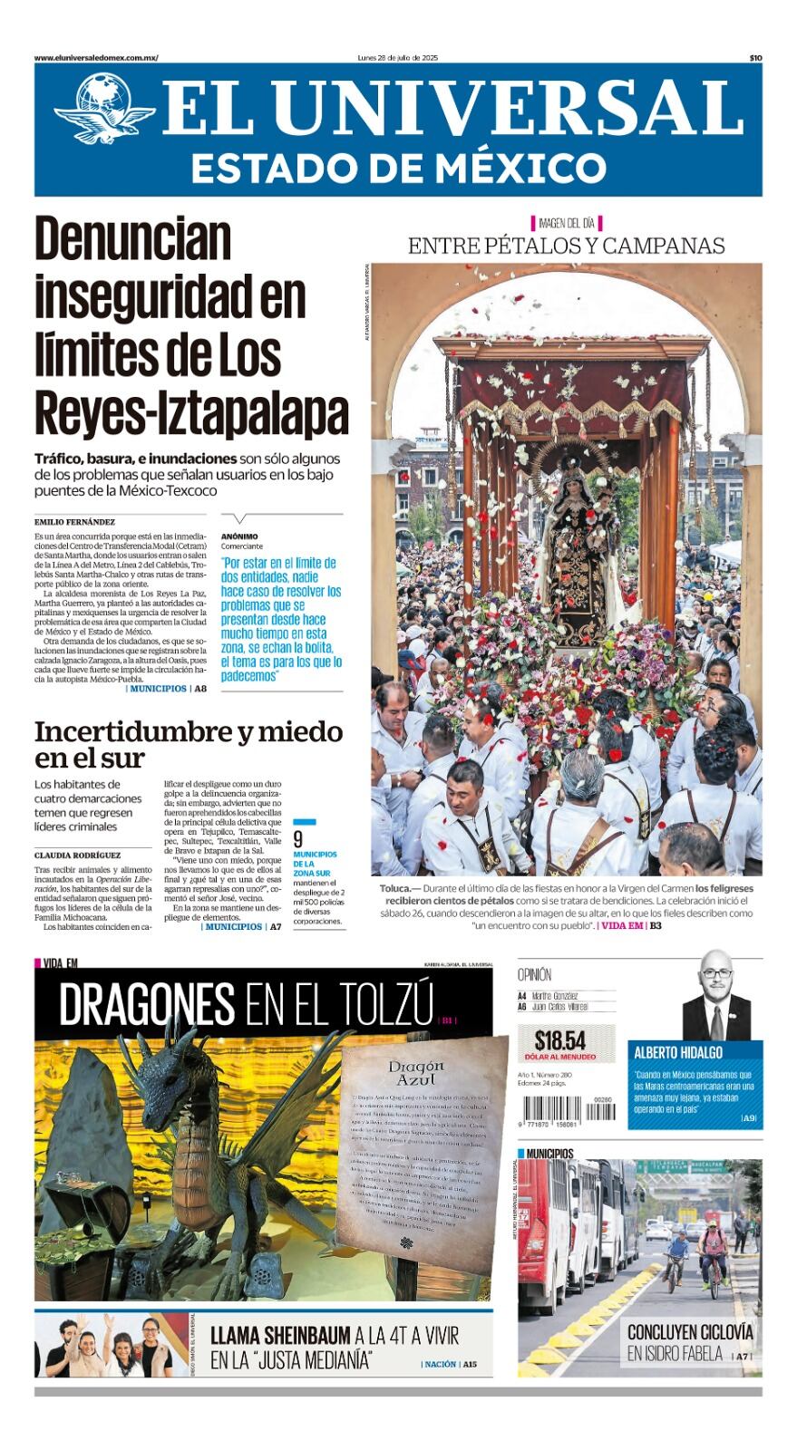 Portada 28 de julio 2025