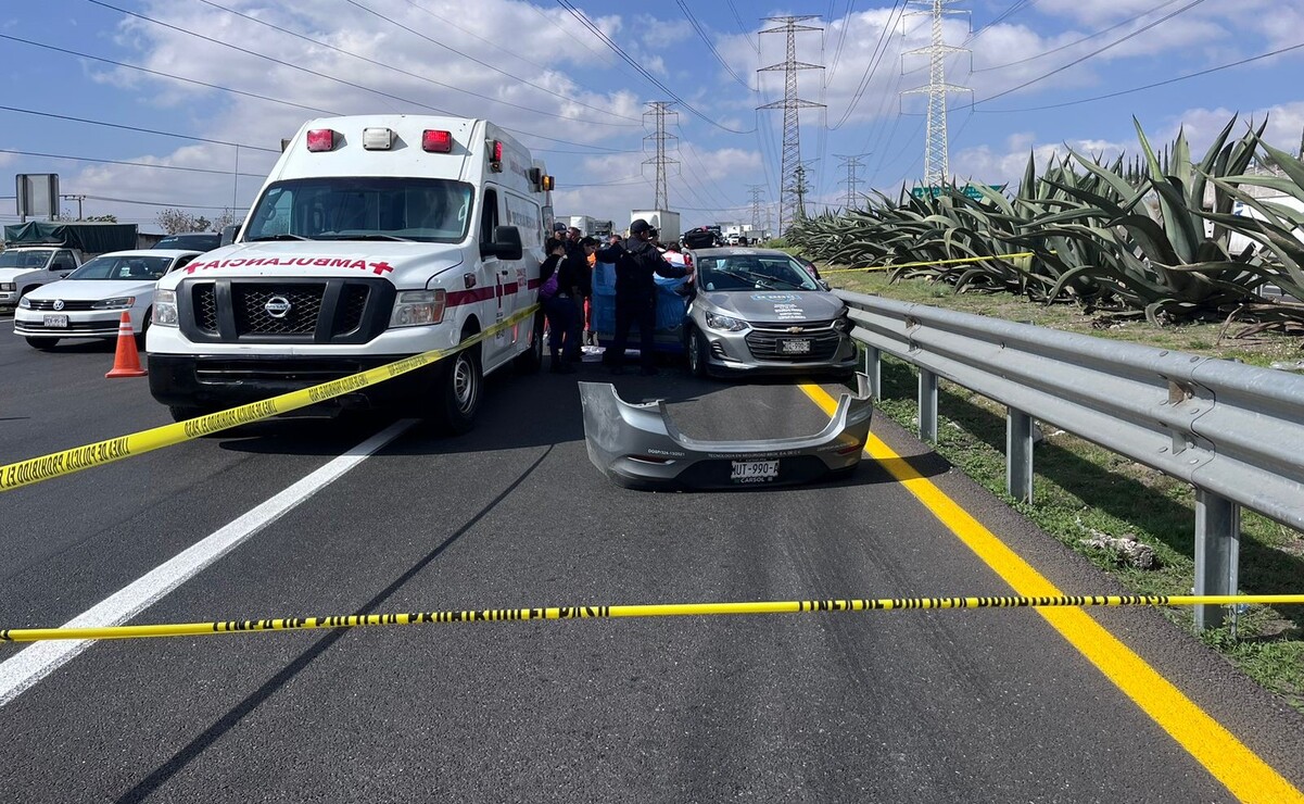 Asesinan a custodio en el Circuito Exterior Mexiquense