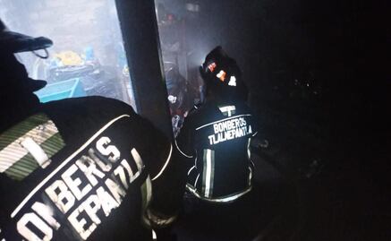 Incendio consume casa en Tlalnepantla; no hay personas lesionadas