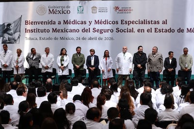 Fortalecen la atención ¡Llegan mil 123 médicos especialistas para el IMSS en Edomex!