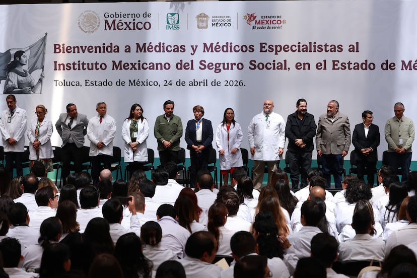 Fortalecen la atención ¡Llegan mil 123 médicos especialistas para el IMSS en Edomex!
