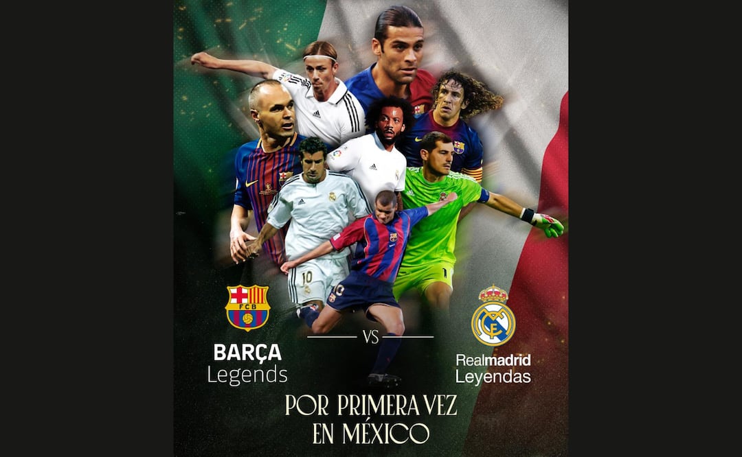 ¡Por fin en México! El Clásico de Leyendas que estabas esperando. Foto: Especial