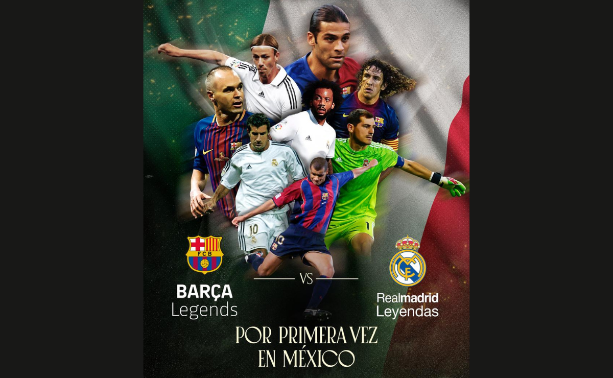 ¡Por fin en México! El Clásico de Leyendas que estabas esperando. Foto: Especial