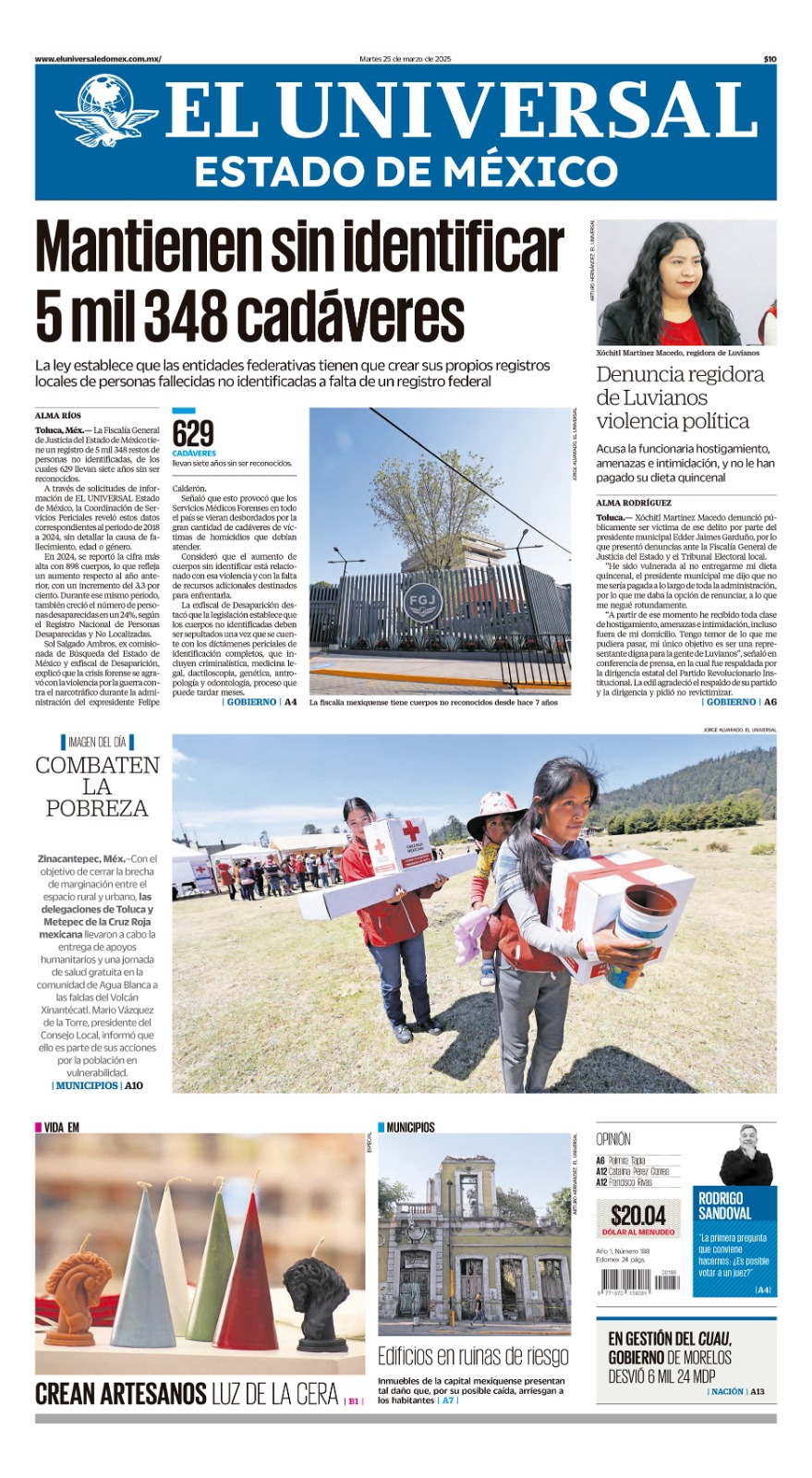 Portada 25 de marzo de 2025