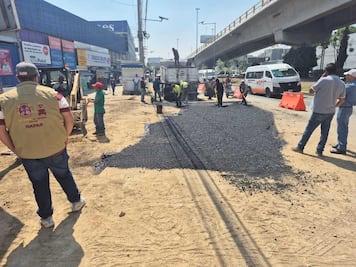 Concluye OAPAS reparación de megafuga de agua que afectaba a la zona industrial de Naucalpan