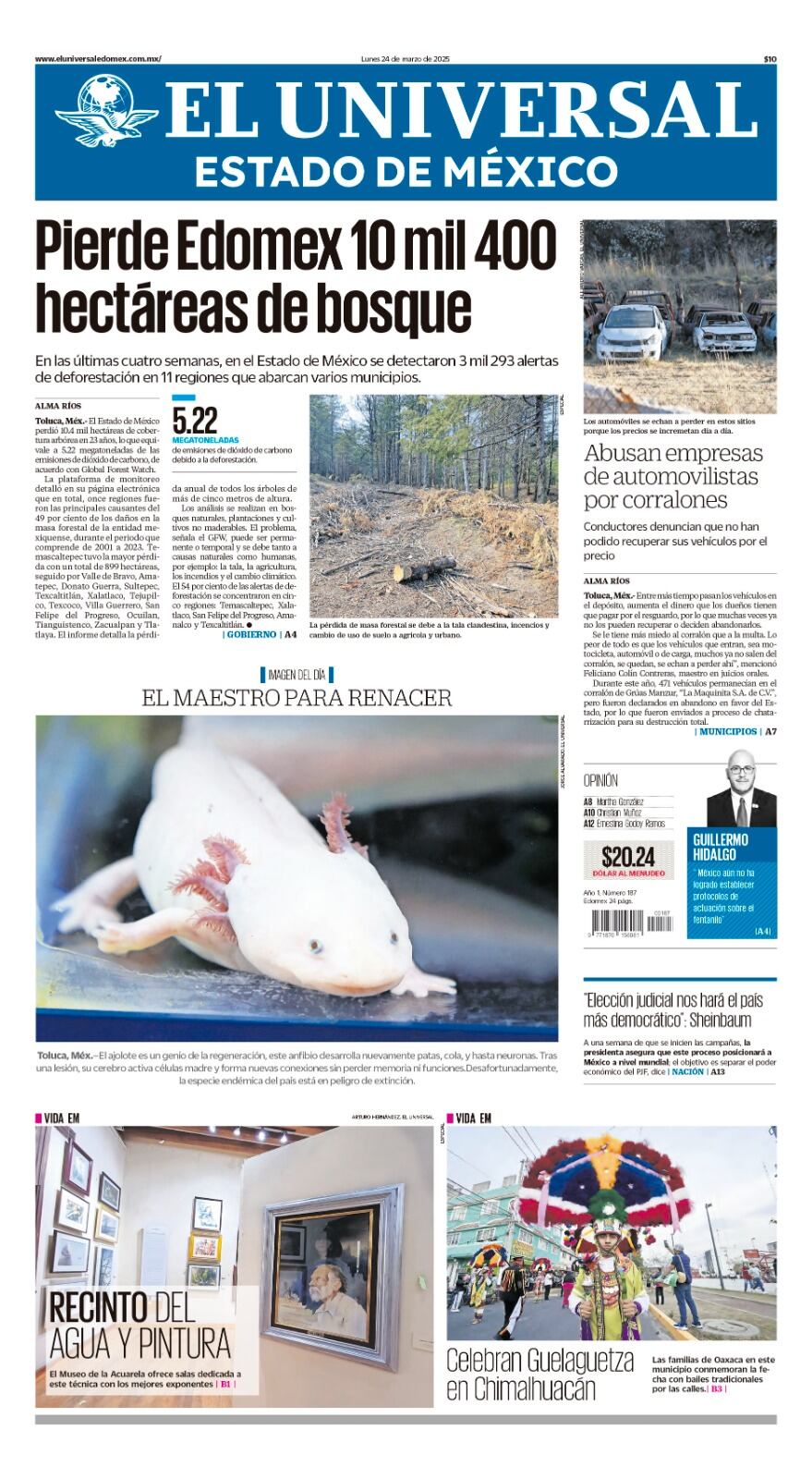 Portada Edomex 24 de marzo 2025