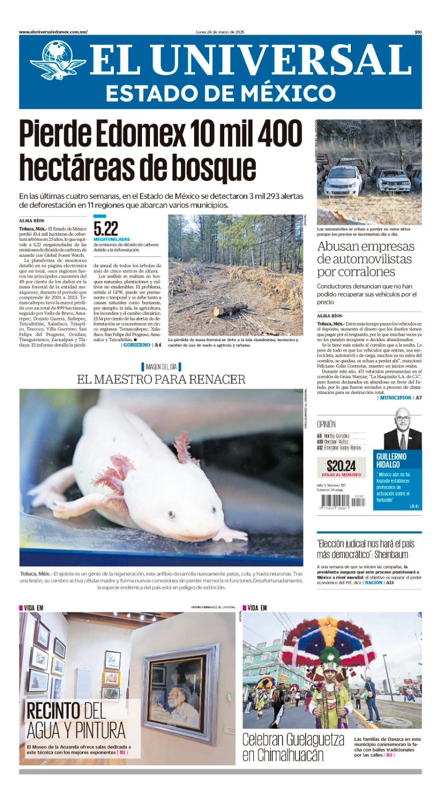 Portada Edomex 24 de marzo 2025