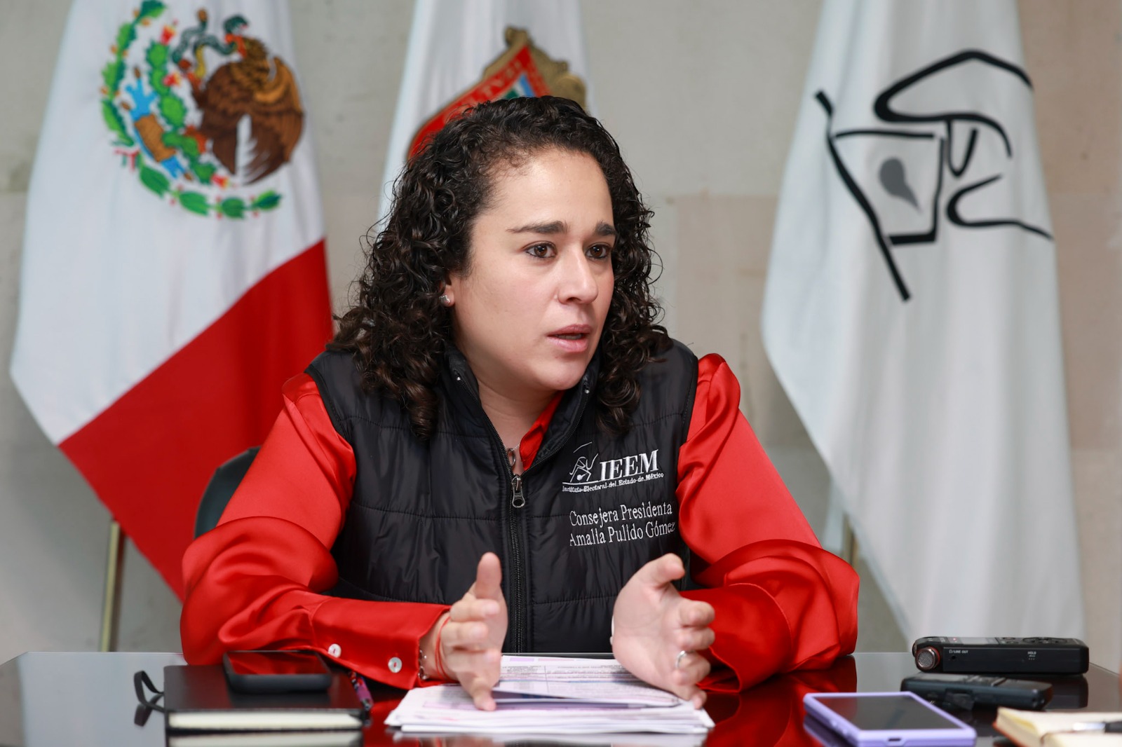 Amalia Pulido Gómez destacó que la Elección Judicial de 2025 sentará las bases de un proceso inédito. Foto: Alejandro Vargas / El Universal Estado de México