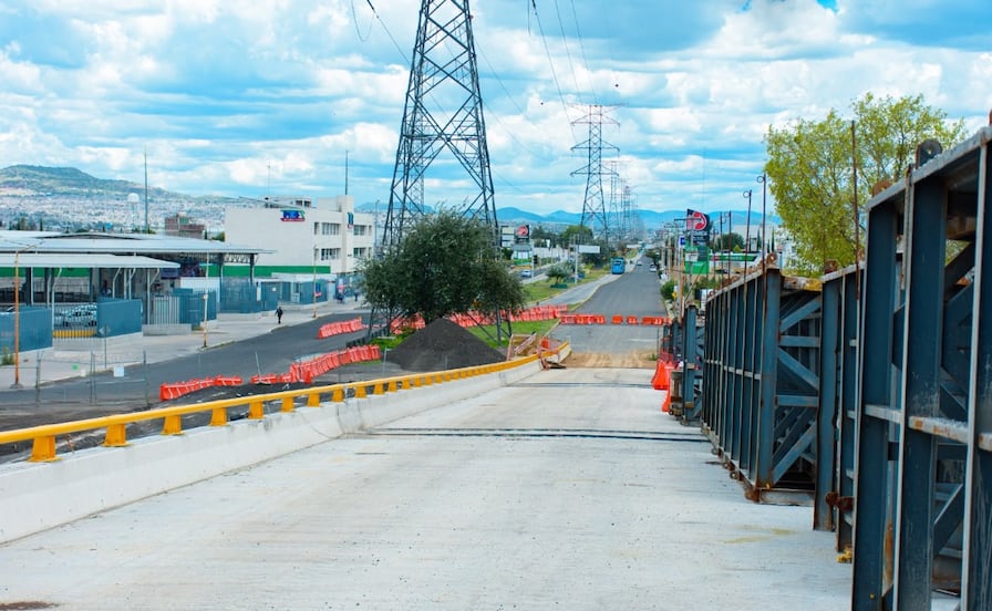 Puente de la Vialidad Mexiquense alcanza 92.25% de avance en Tecámac