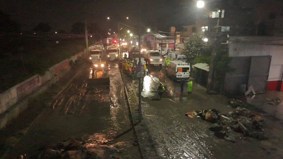Las labores se llevaron a cabo durante la noche del lunes. Foto. Especial