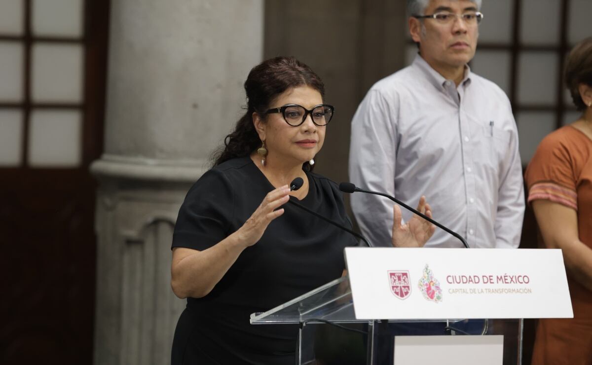 Brugada da mensaje tras asesinato de su secretaria particular; “este gobierno continuará con su lucha implacable contra la inseguridad”. Foto: Carlos Odin