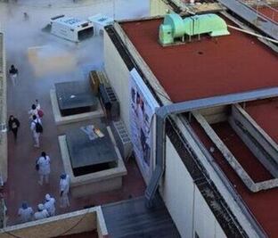 Movilización de cuerpos de emergencia por fuga de gas en hospital IMSS de Tlalnepantla