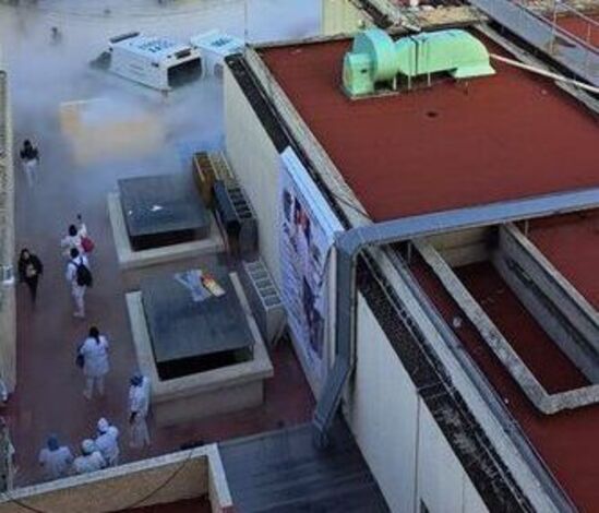 Movilización de cuerpos de emergencia por fuga de gas en hospital IMSS de Tlalnepantla