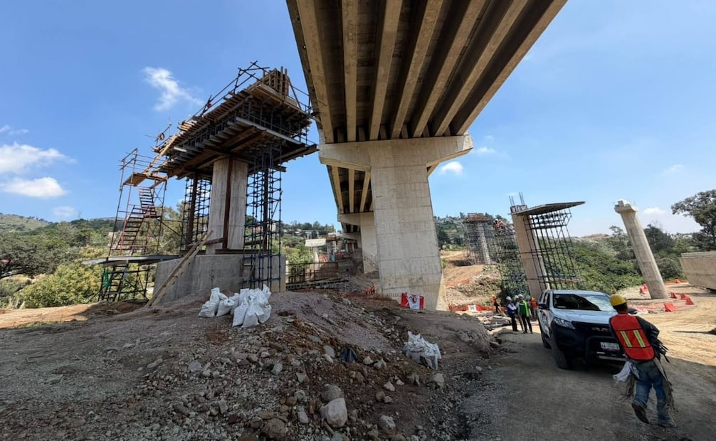La construcción de la Autopista Vialidad Poniente registra un avance de 54 por ciento en Huixquilucan. Foto especial