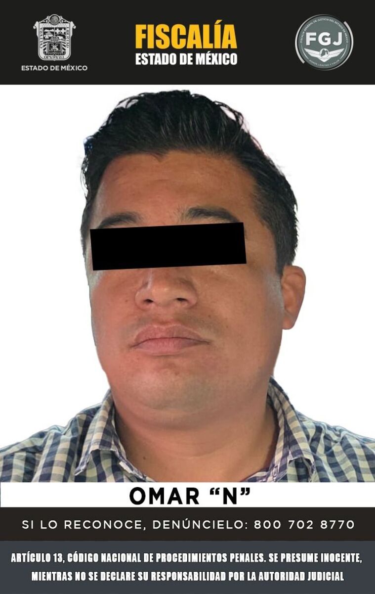  Vinculan a proceso a Omar N, exfuncionario del Tribunal de Justicia Administrativa del Edomex 