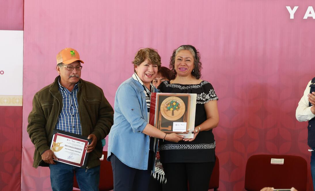 La gobernadora consideró que transformar al campo es rescatar, proteger y promover la identidad mexiquense. Foto: Alejandro Vargas / El Universal Estado de México