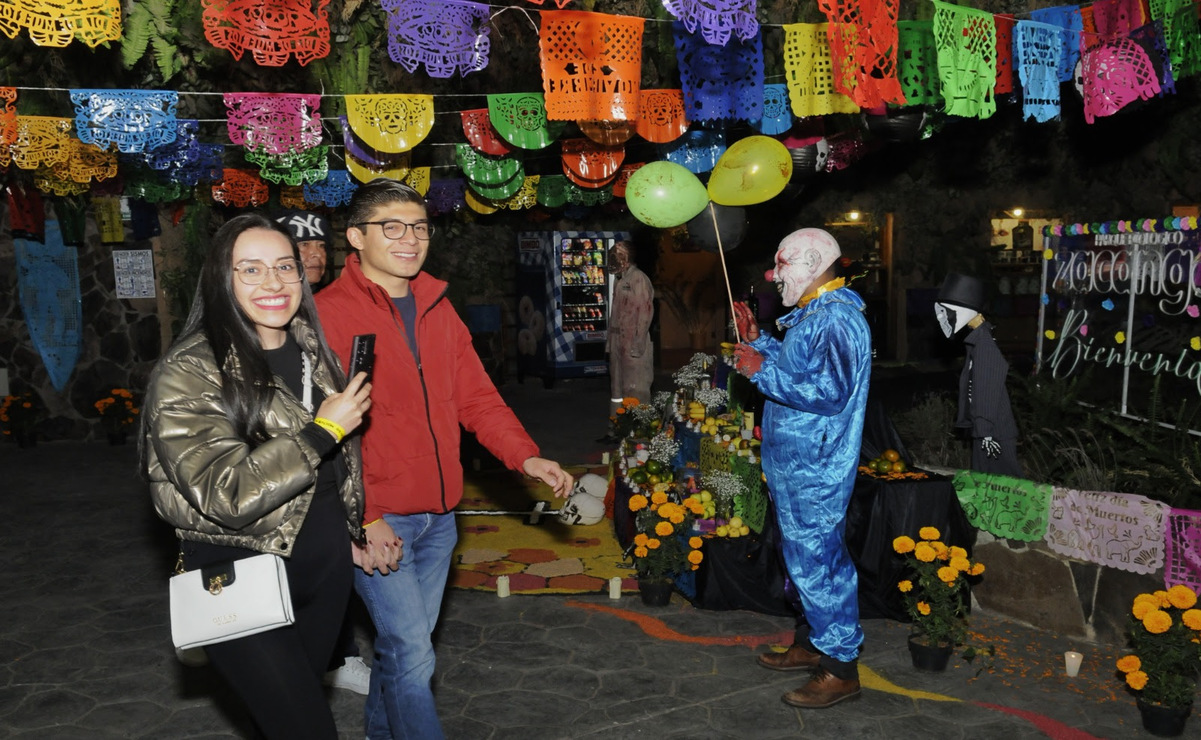 A las 18:30 horas el Parque Ecológico “Zacango” abrió sus puertas para darle la bienvenida a las familias. Foto: Especial