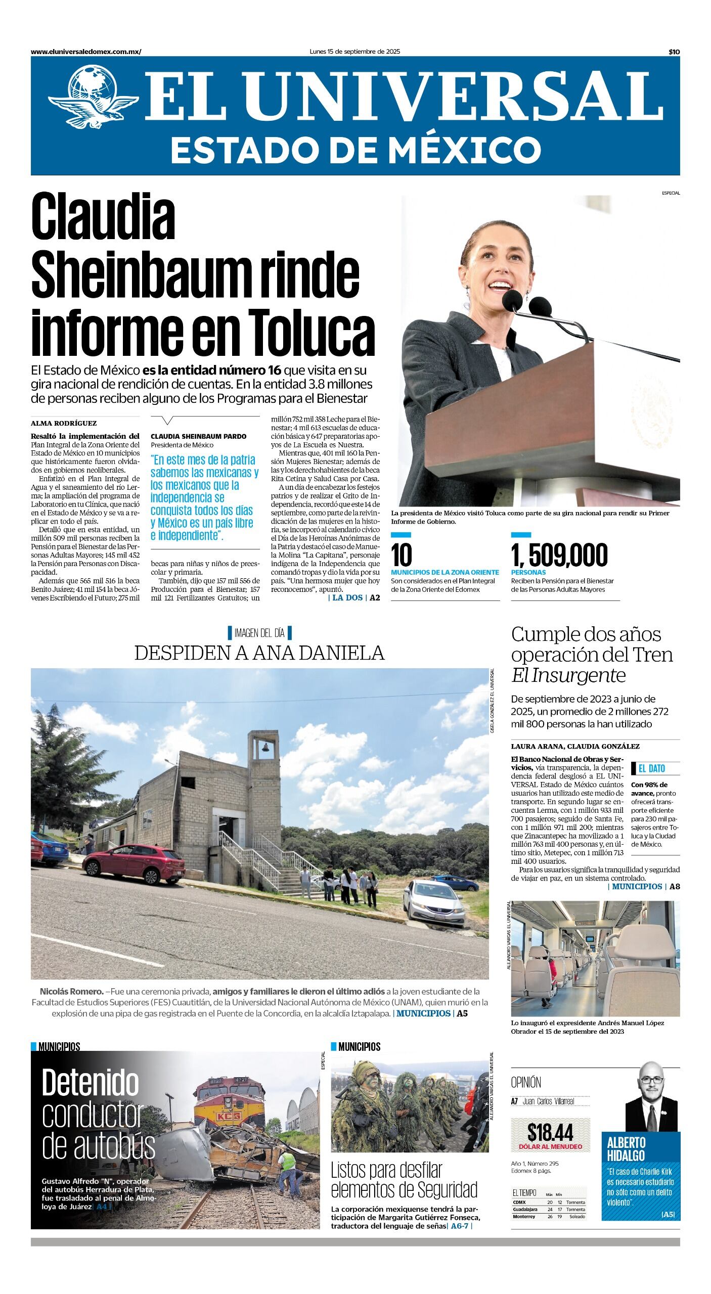 Portada 15 de septiembre 2025