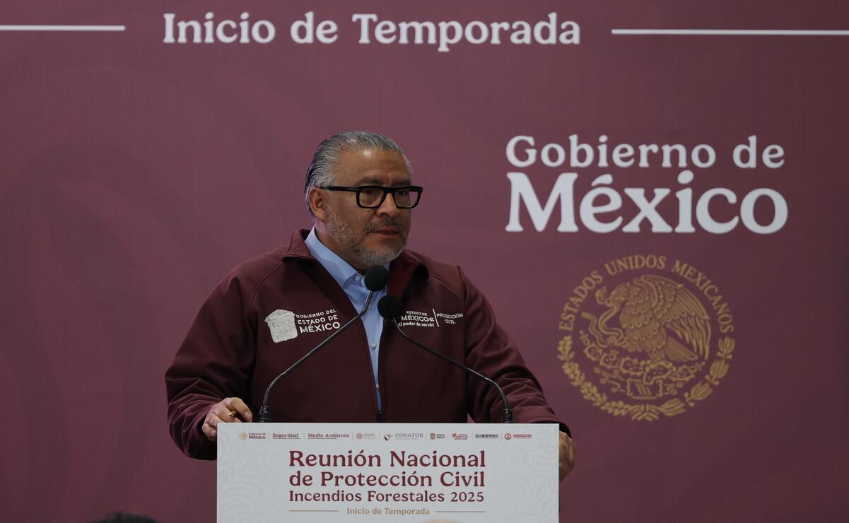 Horacio Duarte Olivares afirmó que las comunidades rurales aportan al cuidado y contención de incendios forestales / Foto: Arturo Hernández