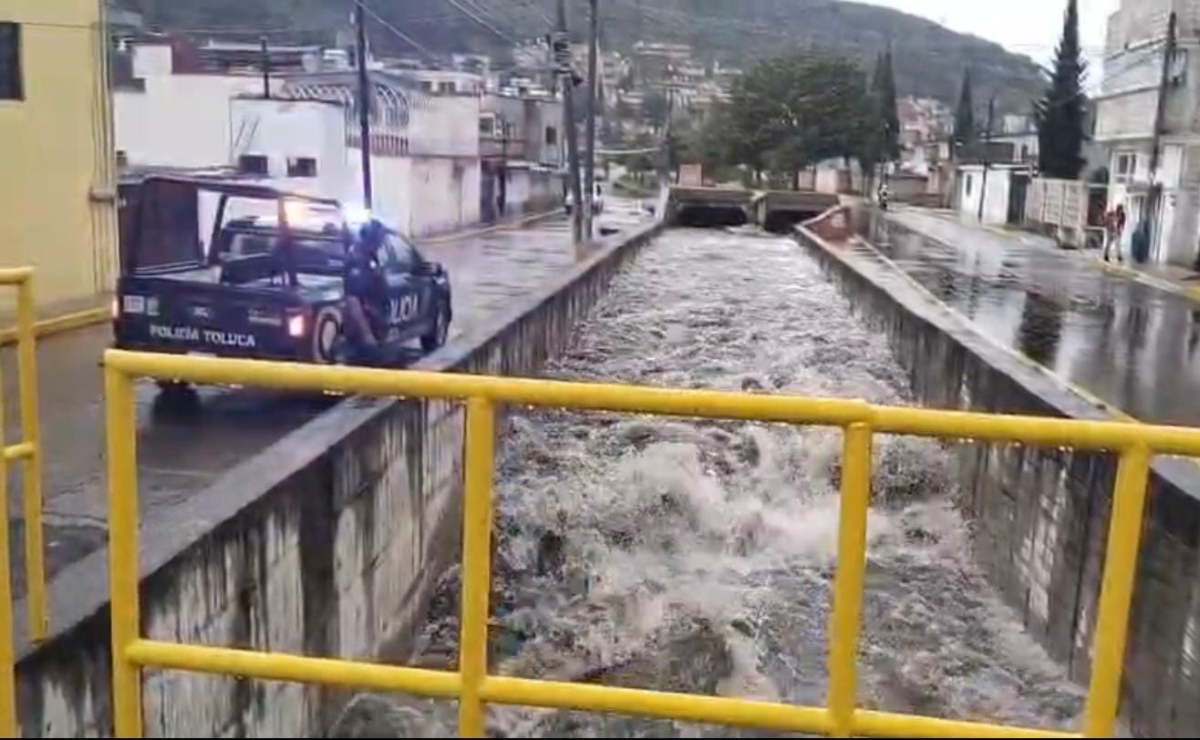 El gobierno de Toluca vigila de cerca los niveles de los ríos Tejalpa y Verdiguel, pidiendo a la ciudadanía extremar precauciones ante las lluvias. Foto: Especial