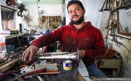 Demetrio Márquez: El artesano que da vida a las trompetas de la música regional mexicana en Ecatepec 