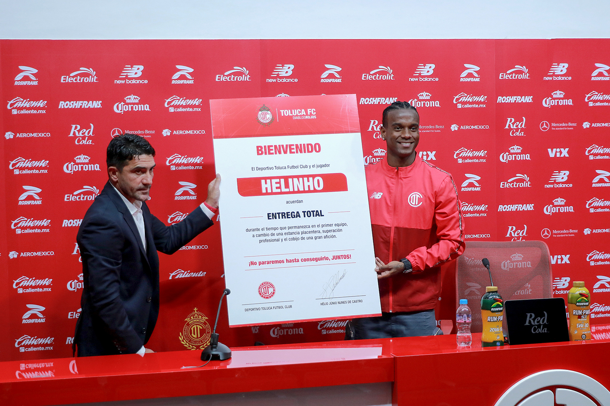 El brasileño fue presentado como refuerzo de los Diablos Rojos