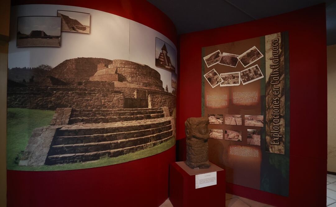 El museo de Sitio de Calixtlahuaca, en Toluca, conserva y exhibe las piezas y los objetos arqueológicos descubiertos en dicha zona arqueológica. Foto: Alejandro Vargas