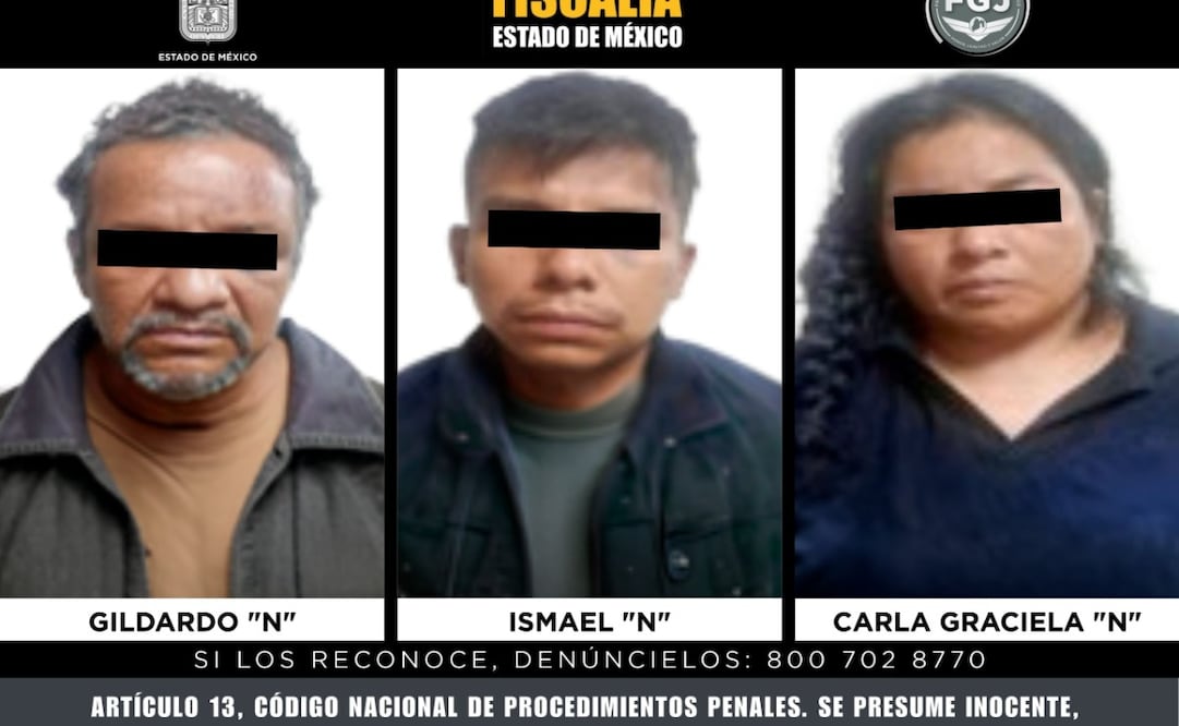 Los detenidos podrían alcanzar una pena de hasta 70 años de prisión, de acuerdo con la FGJEM. Foto. Especial