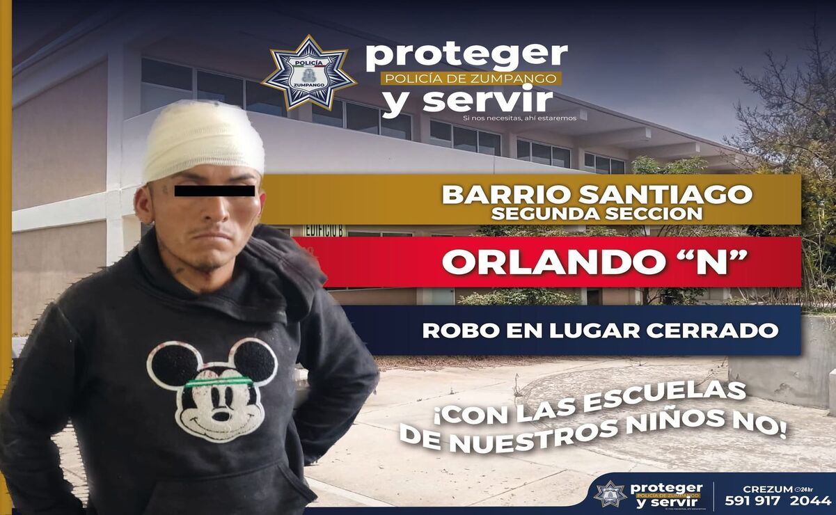 Autoridades reprobaron el robo a la escuela / Foto: Especial