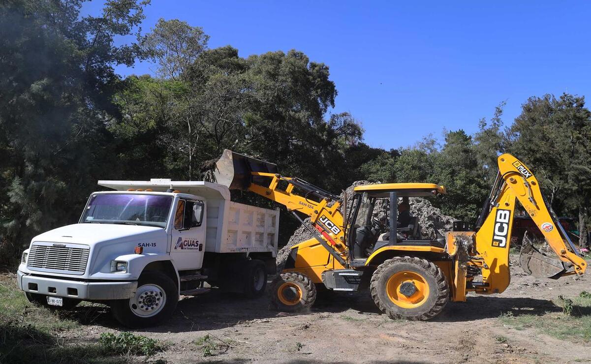 Ante los olores que emana la presa, la administración municipal de Huixquilucan ha destinado recursos para aplicar, con la autorización de la dependencia federal. Foto: Especial
