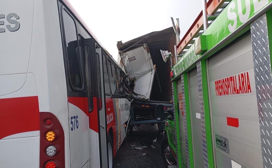 El accidente se registró en la carretera Toluca-Ixtlahuaca / Foto PC Edomex