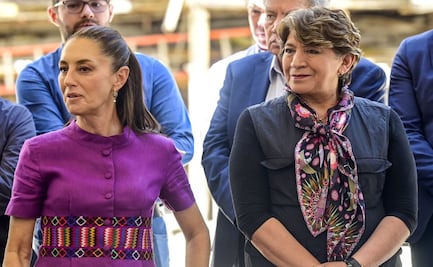 Claudia Sheinbaum y Delfina Gómez dan seguimiento a obras del Tren México-Toluca y centro de salud en Metepec