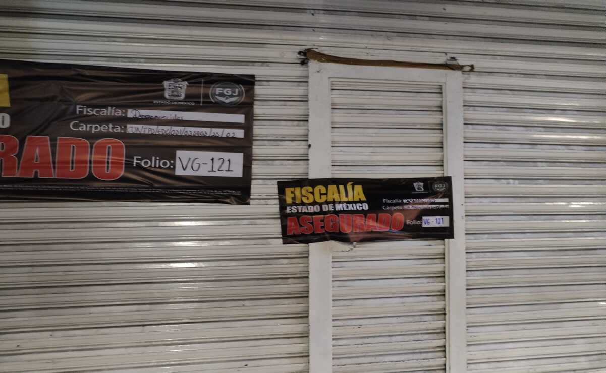 La Fiscalía colocó sellos de aseguramiento en los establecimientos. Foto: Especial