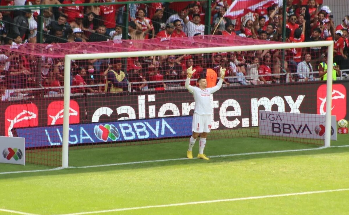 Tiago Volpi ha acumulado 108 partidos y 9 mil 750 minutos jugados con Toluca. 
Foto: Karen Aldama / El Universal Edomex